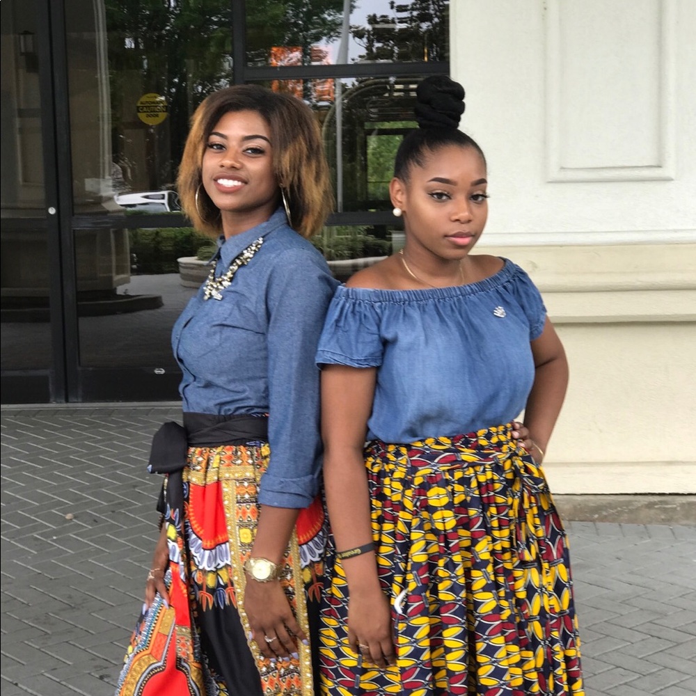 Denim off the shoulder top